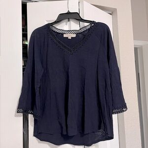 Loft navy top size x small